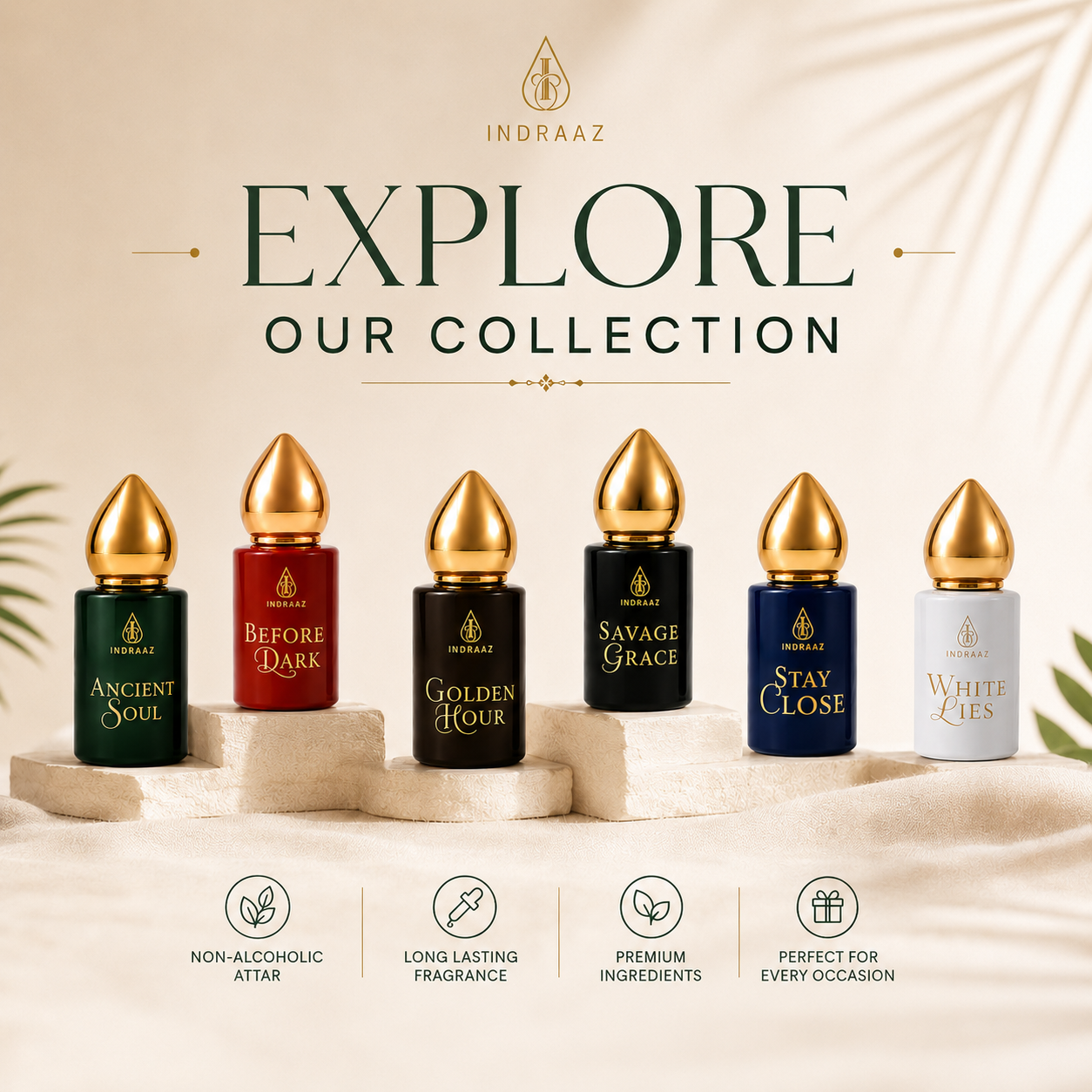 INDRAAZ Ancient Soul Luxury Attar Perfume 6ML
