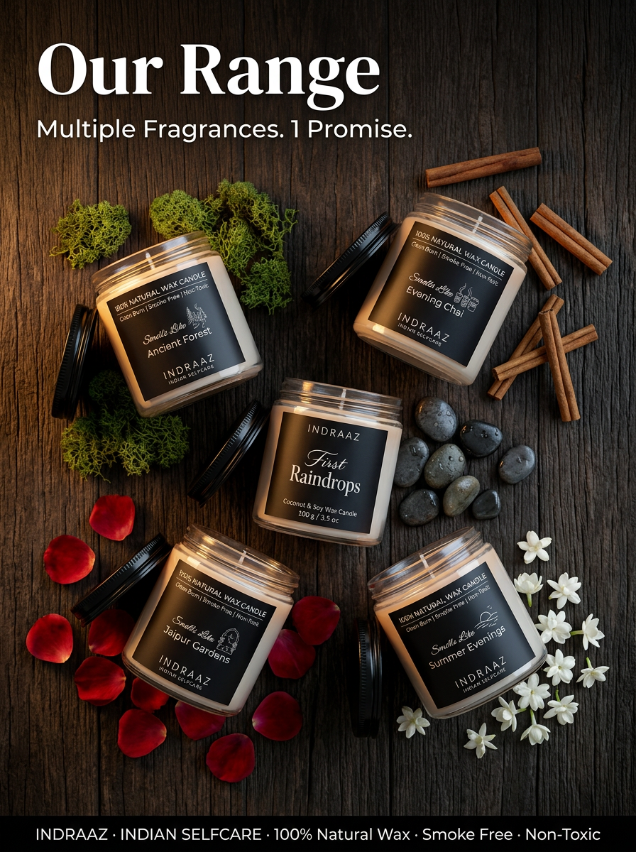 Jaipur Gardens Scented Candle Set