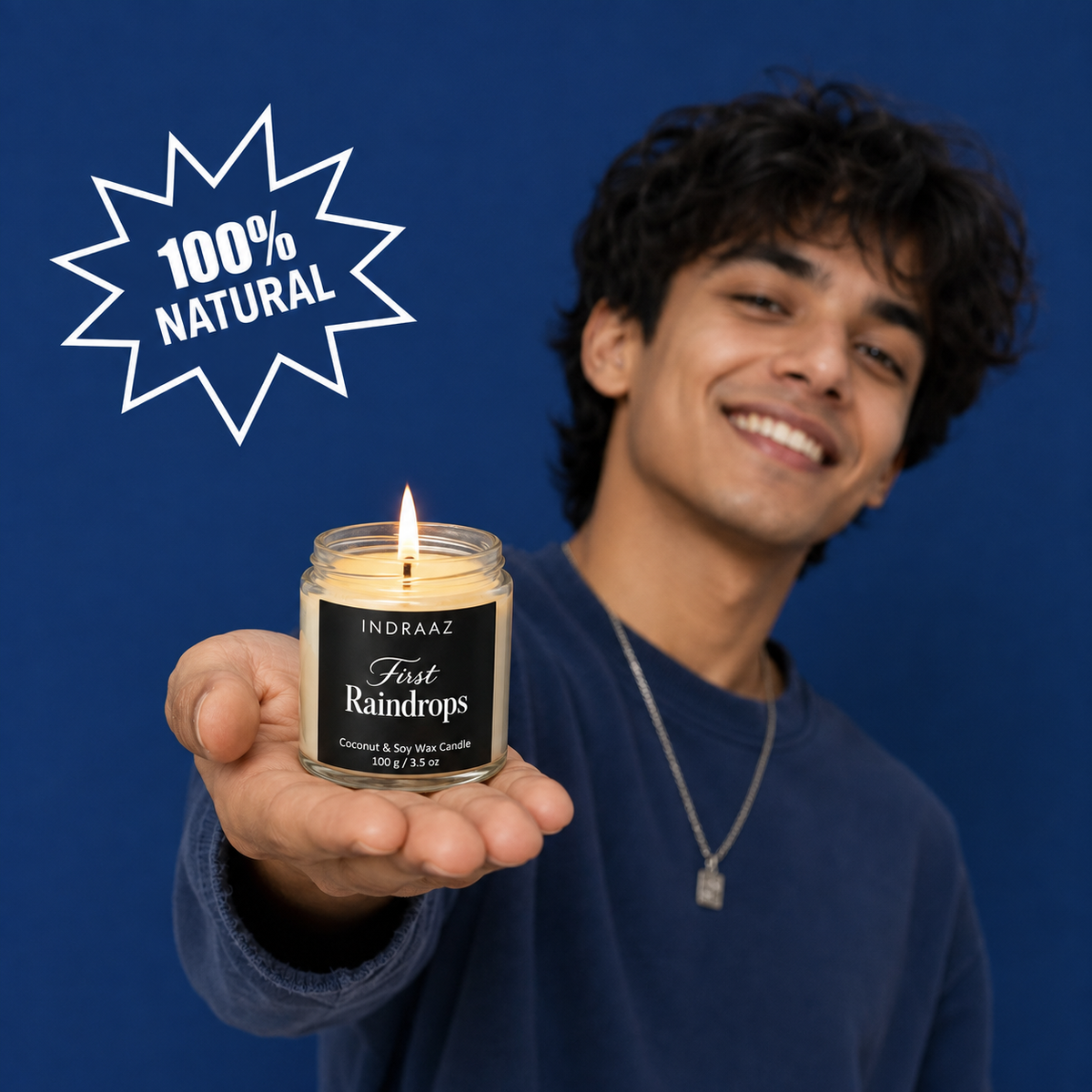 First Raindrops Scented Candle