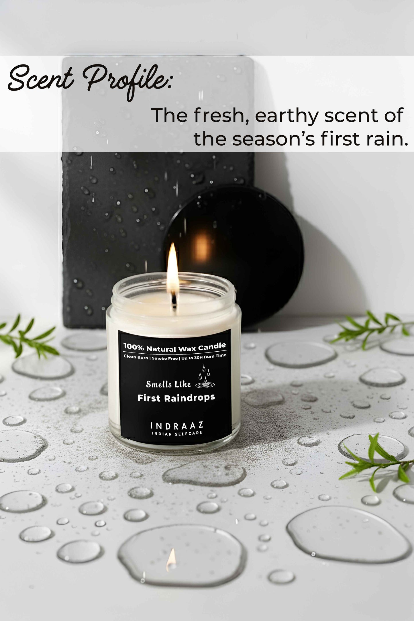 Gift Pack of 4 Organic Scented Candles