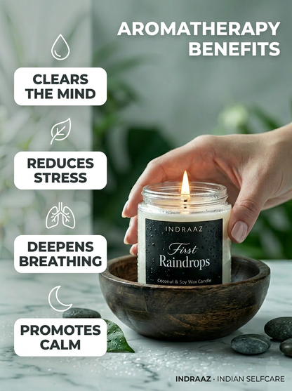 First Raindrops Scented Candle Set