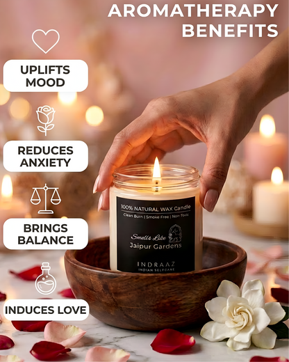 Jaipur Gardens Scented Candle Set