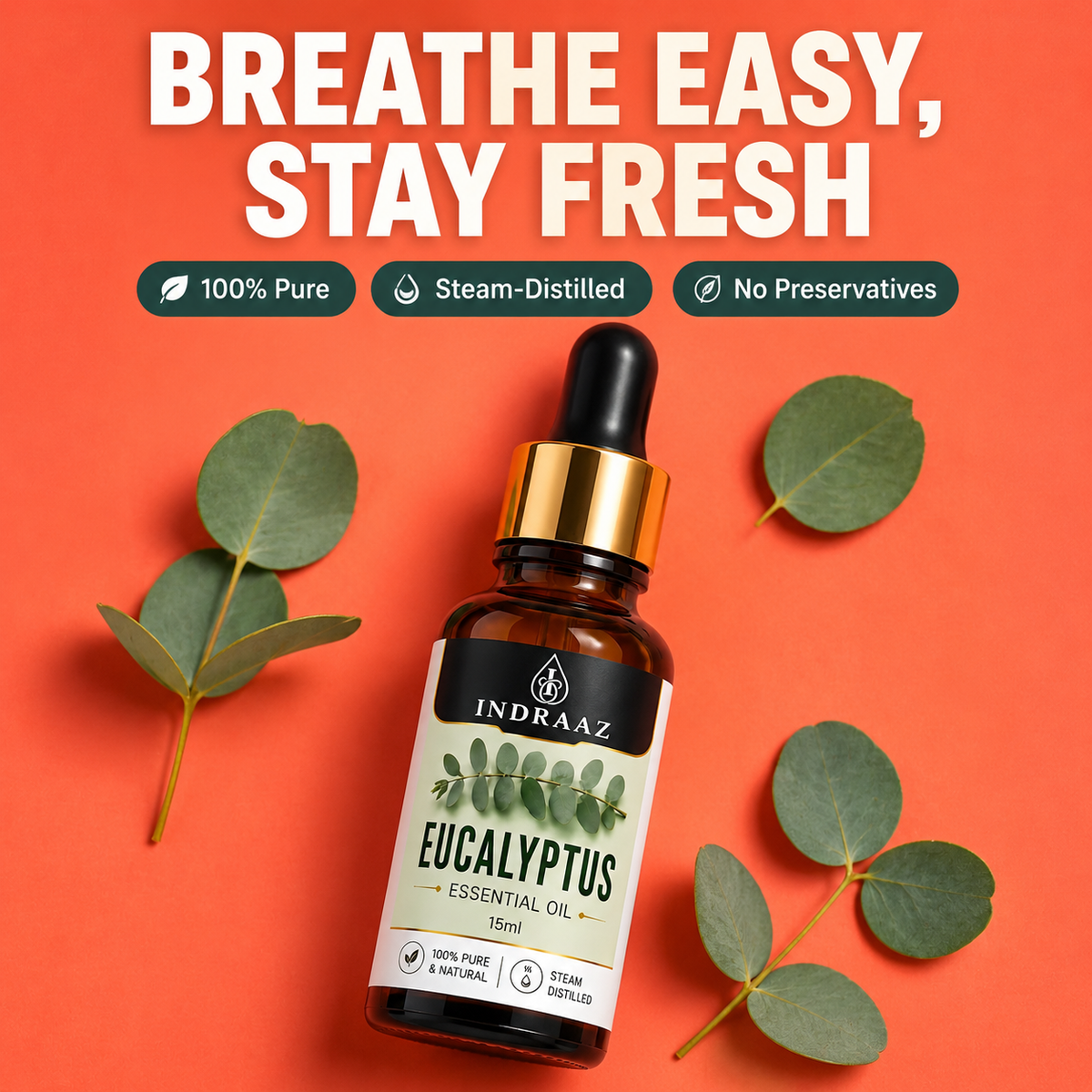 Eucalyptus Essential Oil 15ml