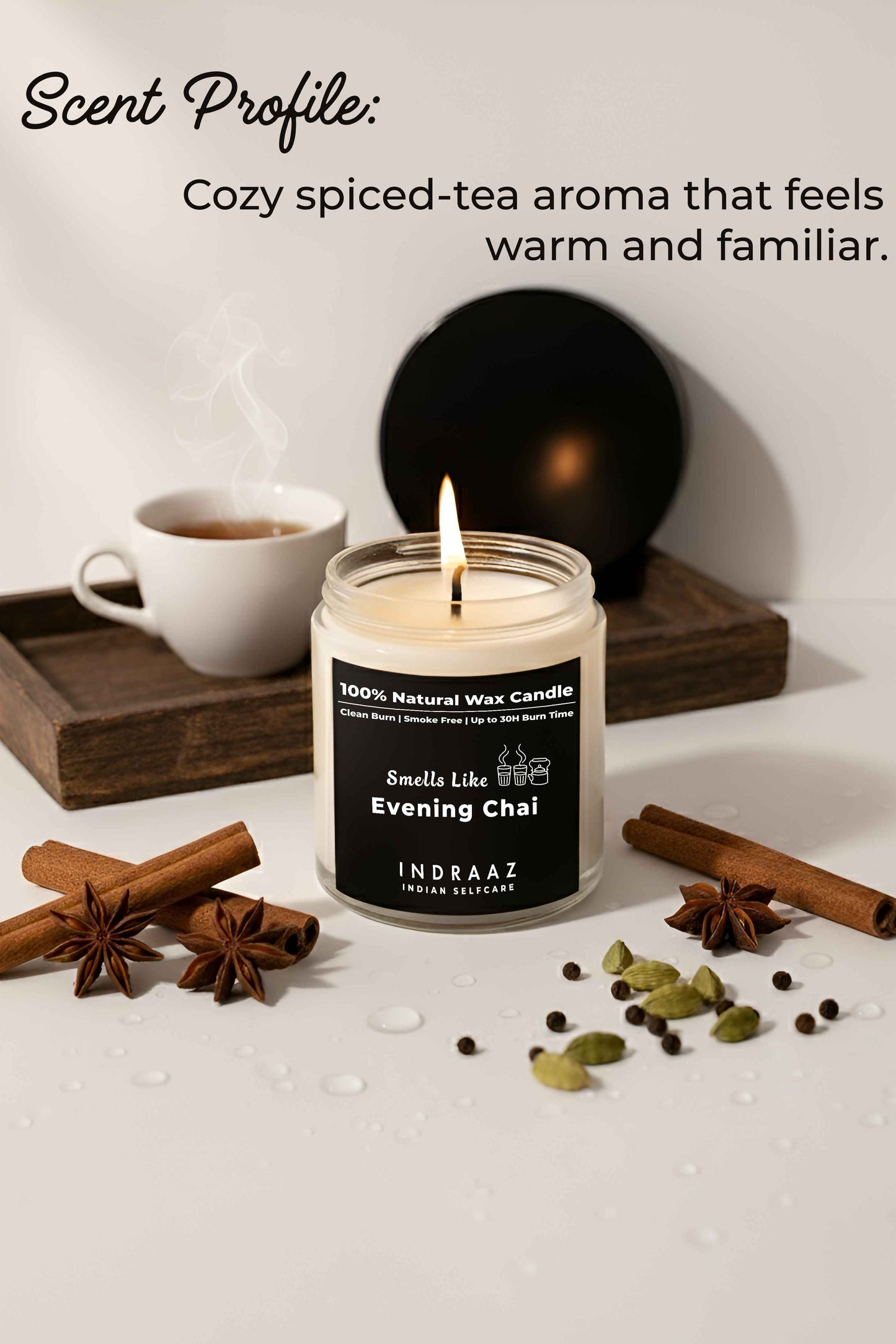 Evening Chai Organic Scented Candle