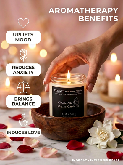 Jaipur Gardens Scented Candle Set