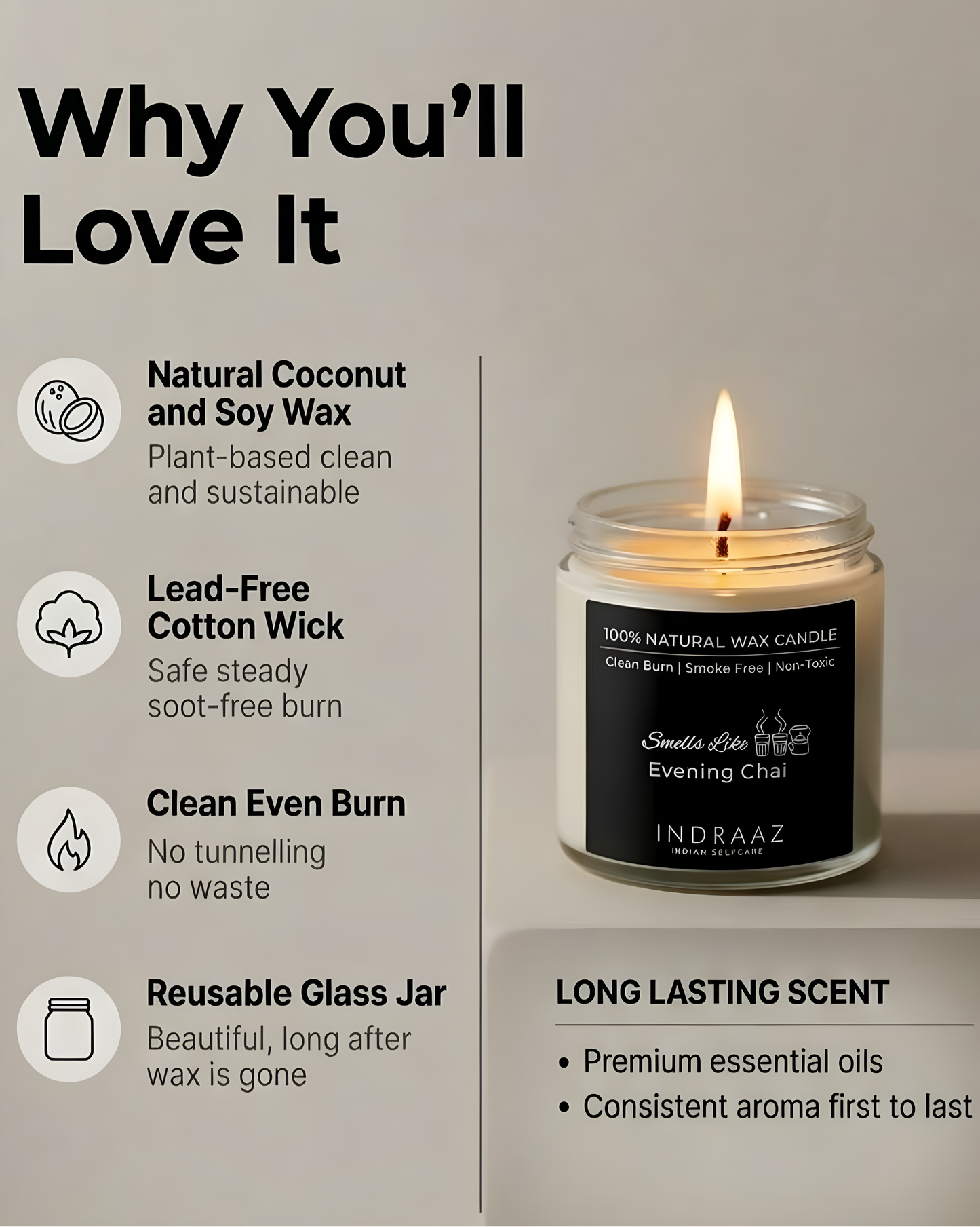 Evening Chai Scented Candle Set
