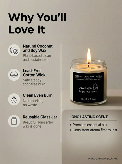 Jaipur Gardens Scented Candle Set