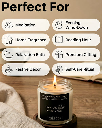 Evening Chai Scented Candle Set