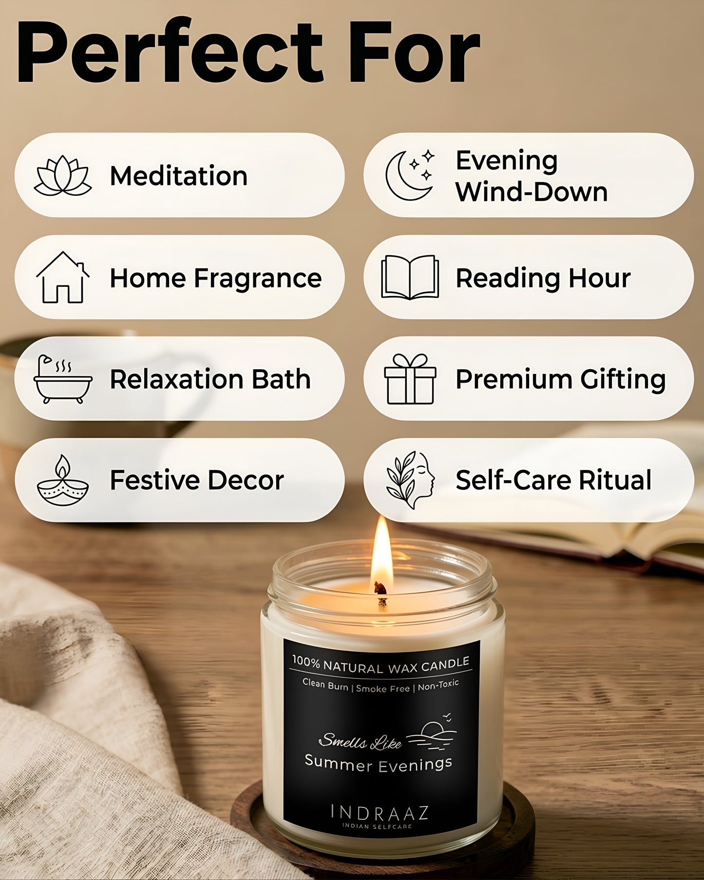 Summer Evening Scented Candle Set