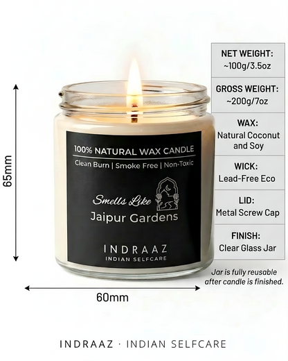 Jaipur Gardens Scented Candle Set