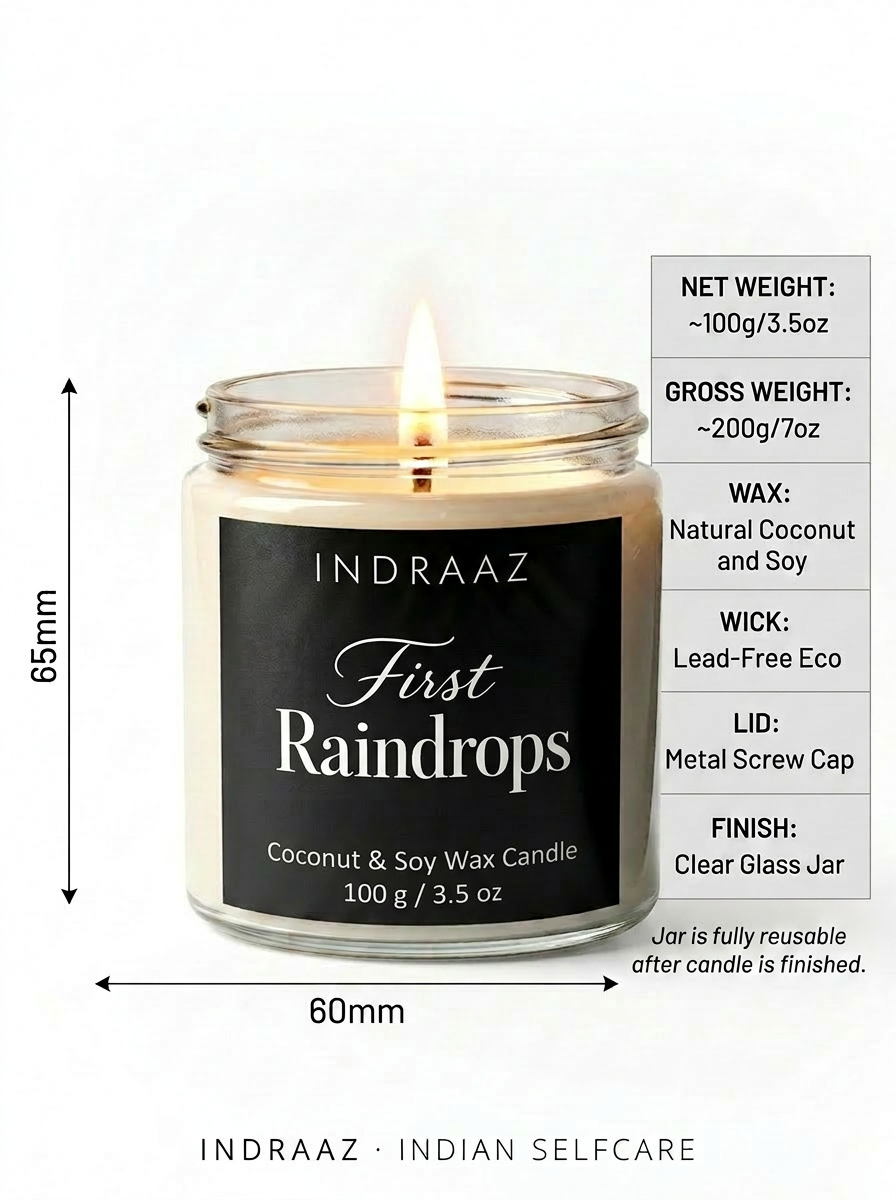 First Raindrops Scented Candle Set