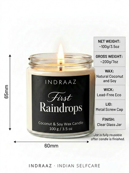 First Raindrops Scented Candle Set