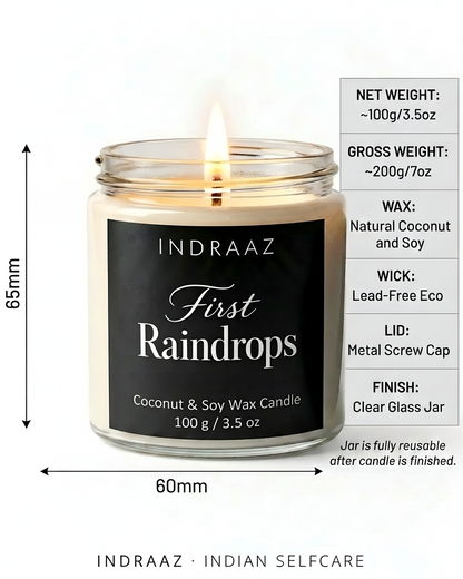 First Raindrops Scented Candle Set