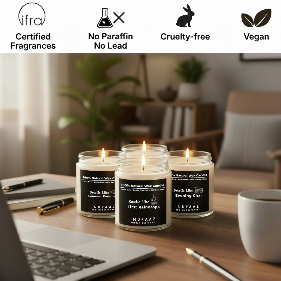 Scented Candle Set of 4
